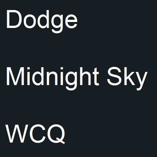 Dodge, Midnight Sky, WCQ.